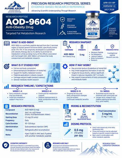 AOD-9604 Alpine Ascent data sheet preview