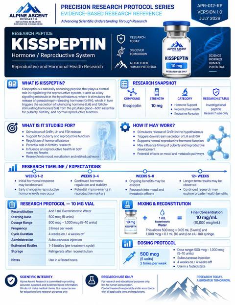 Kisspeptin Alpine Ascent data sheet preview